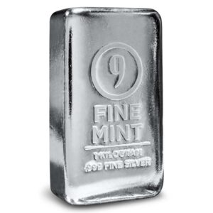 9Fine Mint 1 Kg stříbrný slitek - mincovna 9Fine