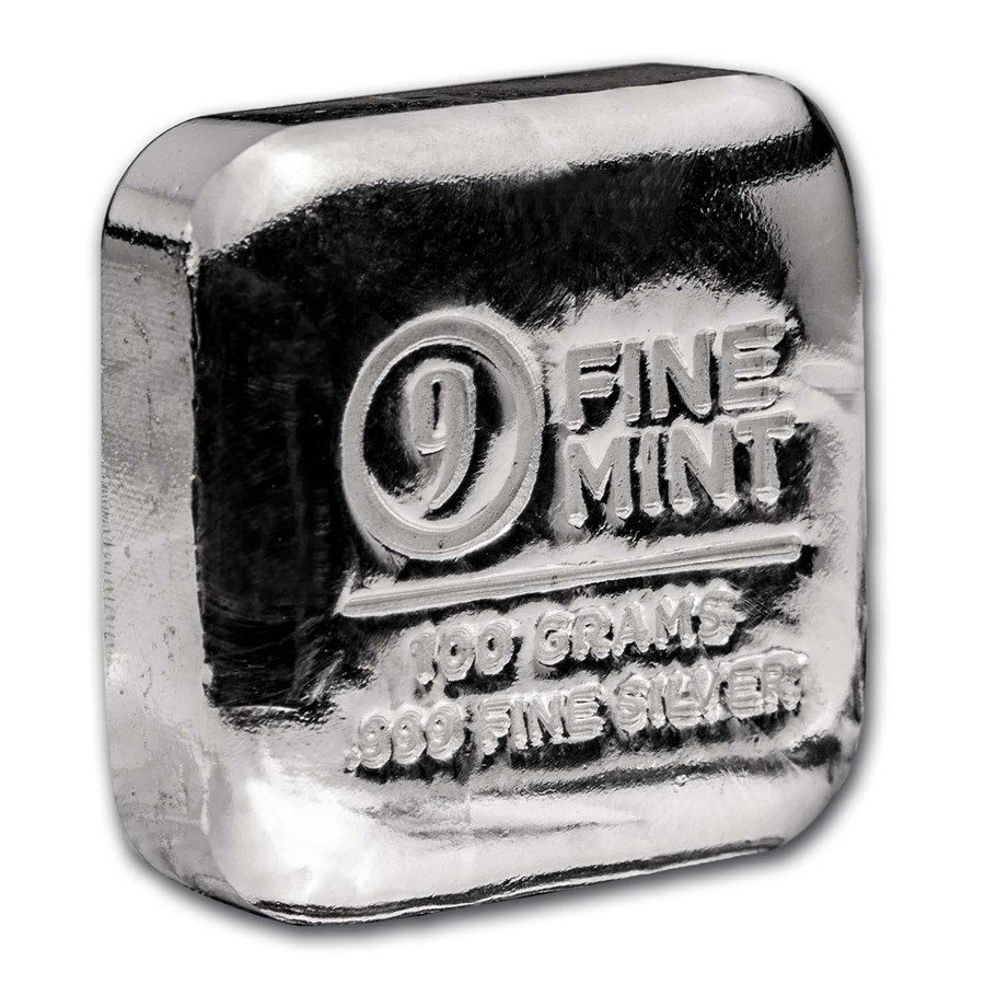 9Fine Mint 100 gramová  slitek  - mincovna 9Fine