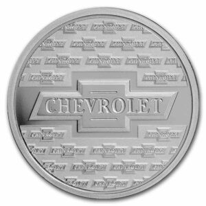 9Fine Mint Chevrolet Genuine Parts Logo (1934-1940) 1 Oz