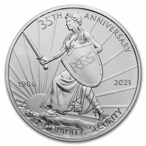 9Fine Mint PCGS 35th Anniversary Coin