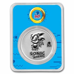 9Fine Mint Sonic the Hedgehog 30th Anniversary (w/TEP) 1 Oz