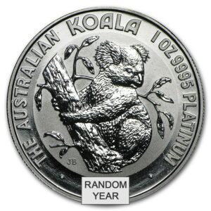 Austrálie 1 oz Platinum Koala BU (Náhodný rok)
