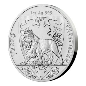 Česká mincovna Stříbrná uncová investiční mince Český lev 2020