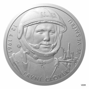 Česká mincovna Yuri Gagarin - první muž ve vesmíru