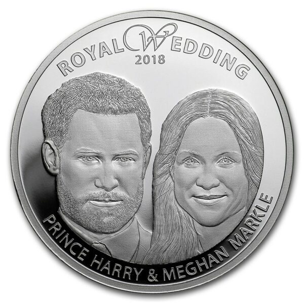 Cook Islands Mince-2018  Stříbrná královská svatba: Harry a Meghan