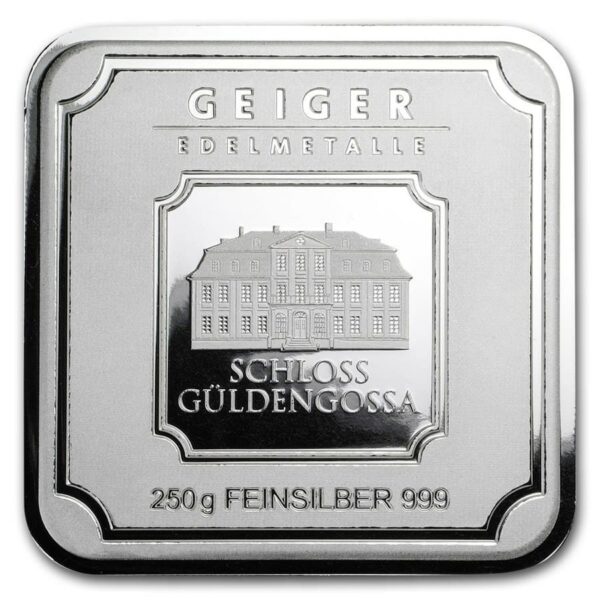 Geiger Edelmetalle (původní řada čtverců) 250g