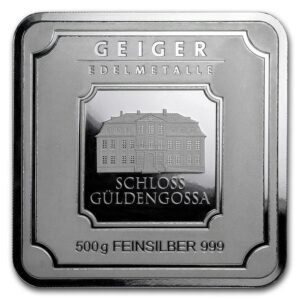 Geiger Edelmetalle (původní řada čtverců) 500g