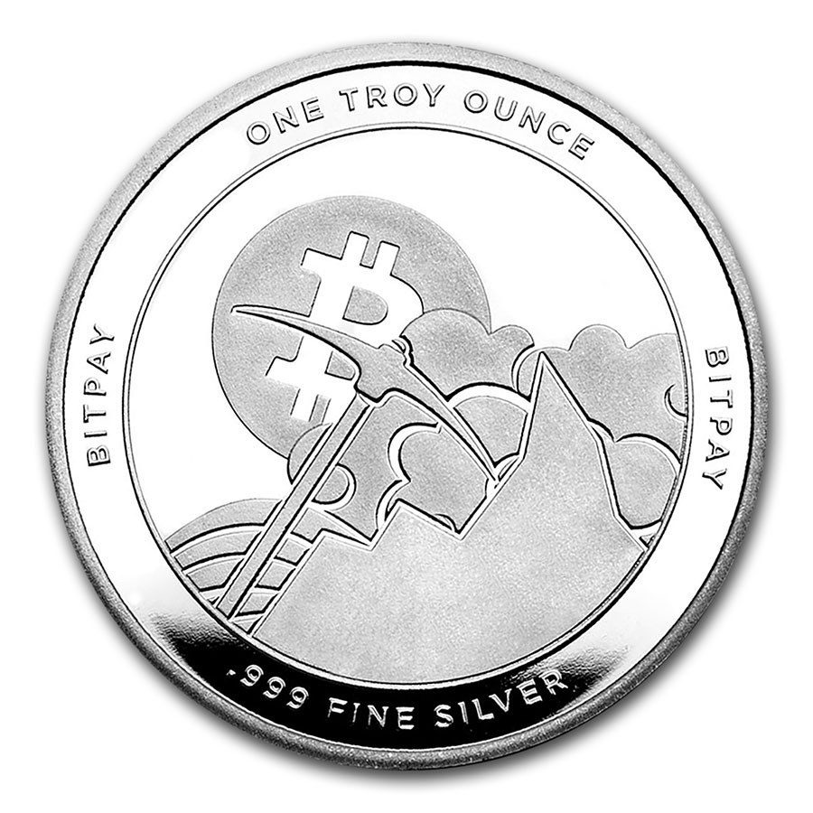 Golden State Mint Stříbrná mince  - Bitcoin 1 Oz