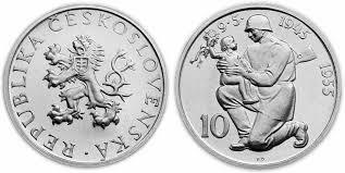 Mince -10 KČS 1955 10.VÝROČÍ OSVOBOZENÍ ČSSR