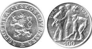 Mince :1955 10. VÝROČÍ OSVOBOZENÍ ČESKOSLOVENSKA