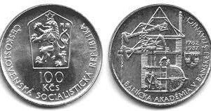 Mince 1987 225. VÝROČÍ ZALOŽENÍ AKADEMIE V BANSKÉ ŠTIAVNICI