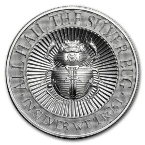 Mince :2 oz stříbrná mince  : Scarab