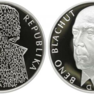 Mince 2013 - 500 KČ - 100. VÝROČÍ NAROZENÍ - BENO BLACHUT Proof