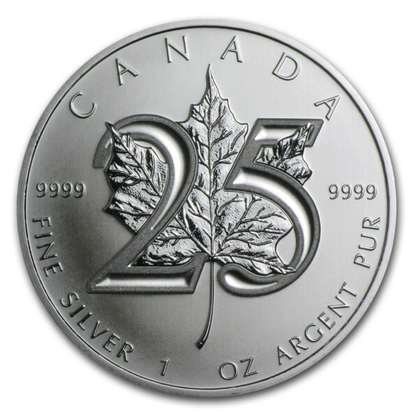 Mince - 2013 Kanada 1 oz  Maple Leaf  (25. ročník)
