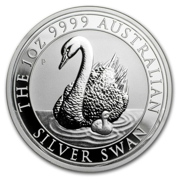 Mince : 2018 Austrálie 1 oz Stříbro Swan BU