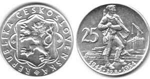 Mince -25 Kčs 1954