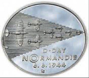 Mince stříbro : 200 Kč 1994 Normandie D-Day