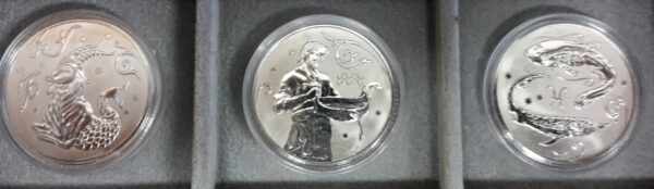 Moscow Mint of Goznak Mince Rusko 2 Rubl znamení zvěrokruhu  sada 12 ks