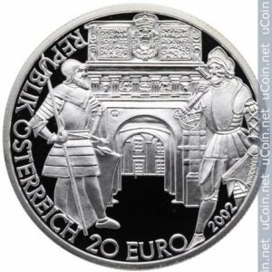 Münze Österreich 20 euro 2002 - Ferdinand I