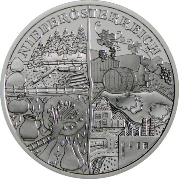 Münze Österreich Dolní Rakousko 17