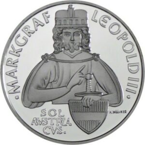 Münze Österreich Mince 1996 LEOPOLD III.
