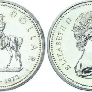 Münze Österreich Mince Kanada 1 dolar 1973