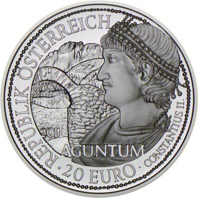 Münze Österreich Mince : ŘÍM A DUNAJI: AGUNTUMN- 2011