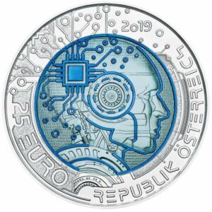 Münze Österreich Umělá inteligence 16