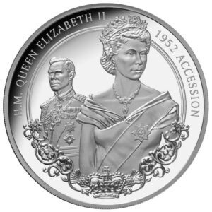 New Zealand Mint 70. výročí nástupu královny Alžběty II na trůn 1 oz