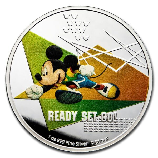 New Zealand Mint Disney Sports- Ready Set Go ! 1 Oz