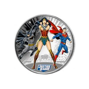 New Zealand Mint Justice Leage: Wonder Woman - Batman - Superman 1/2 Oz