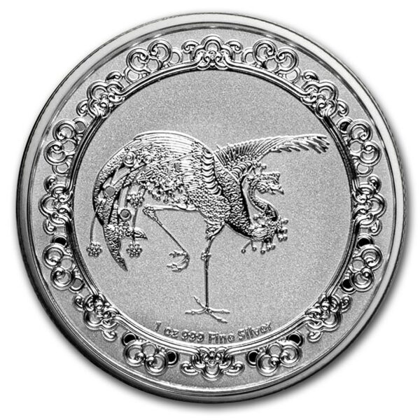 New Zealand Mint Niue  2 $ Celestial Animals The Red Phoenix 1 oz