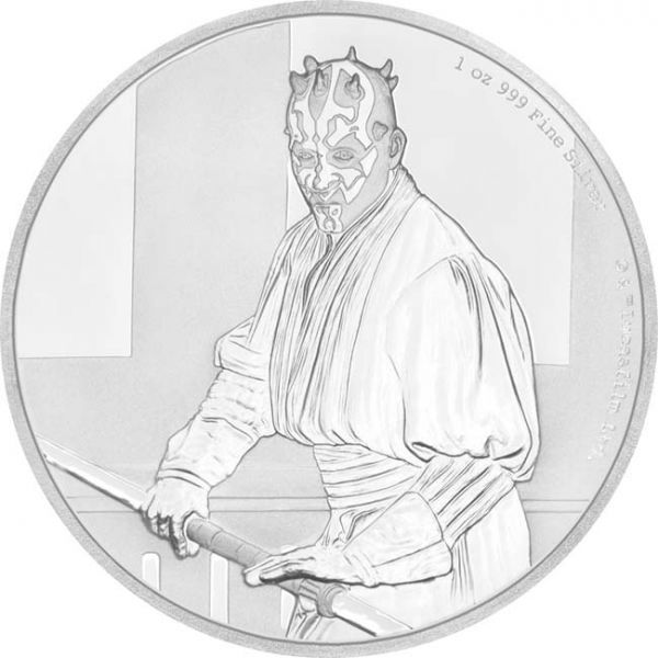 New Zealand Mint Star Wars-Darth Maul 1 oz