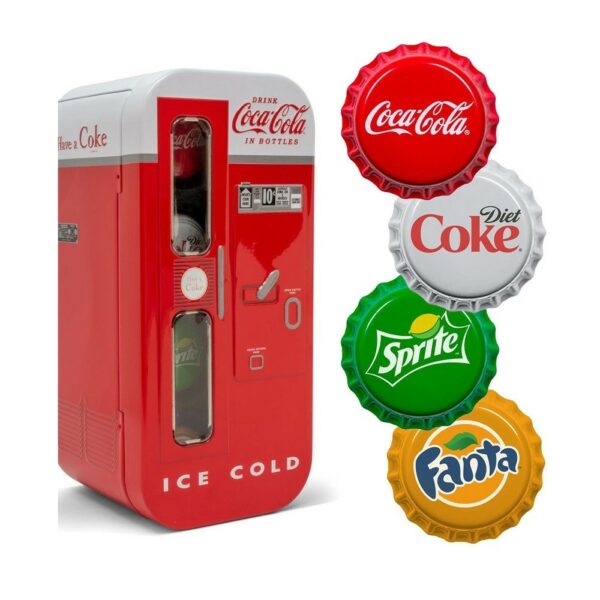 Niue Island Coca-Cola Automat sběratelský set 4 stříbrných mincí