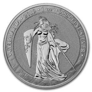 Official German Mint Mince- 1 oz stříbrná mince - Německo 2019 BU