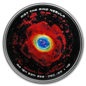 Osborne Mint Mince : 1 oz stříbro - M57 Prsten Galaxy Core