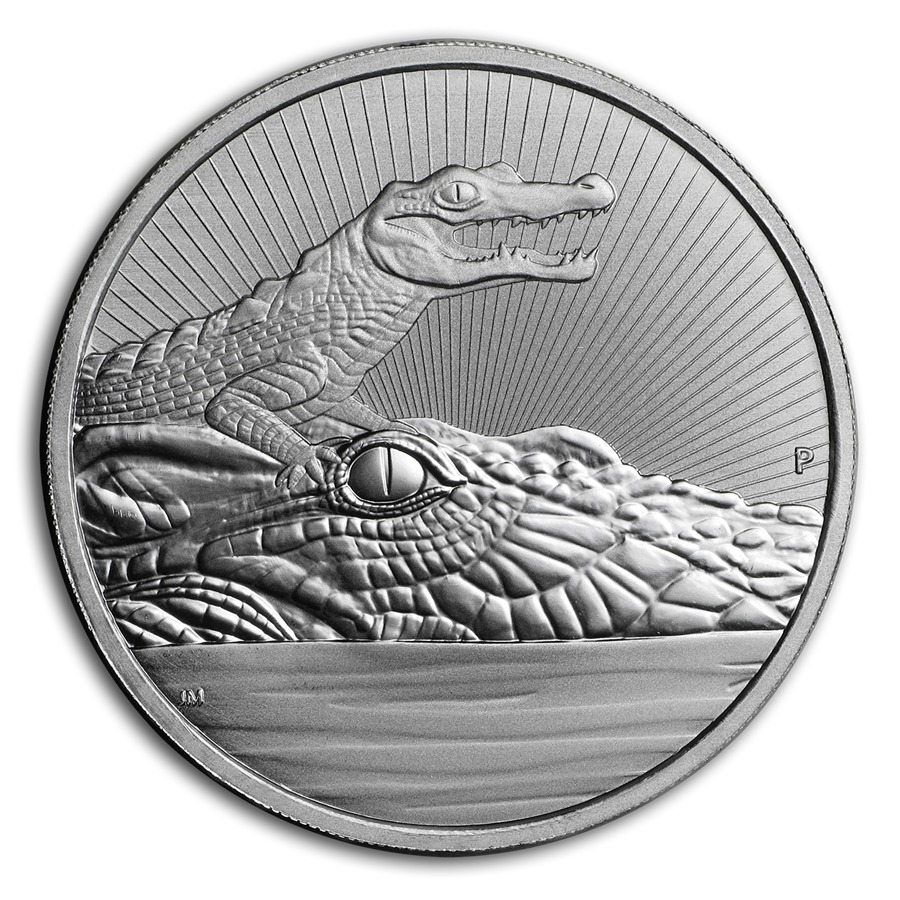 Perth Mint Austrálie  krokodýl BU  1 Oz