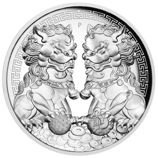 Perth Mint Double Pixiu - Guardian Lion 1 Oz