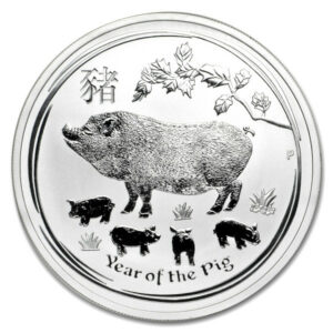 Perth Mint Mince Year of the Pig Rok Vepře Lunární 1 oz 2019