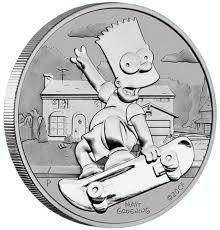 Pressburg Mint 2020 Tuvalu 1 $ Bart Simpson 1 oz