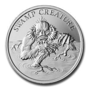 Private Mint 2 oz Stříbro - Vintage Horror Series: Swamp Creature