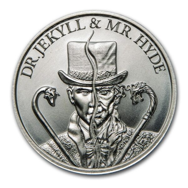 Private Mint 2 Oz Vintage Horror Series: Dr. Jekyll & Hyde