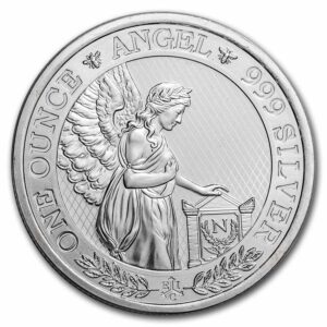 Private Mint 2021 St. Helena  1 £ Napoleon Angel BU 1 Oz