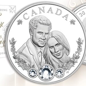 Royal Canadian Mint 2018 Kanada Princ Harry a Meghan Markle 1 oz