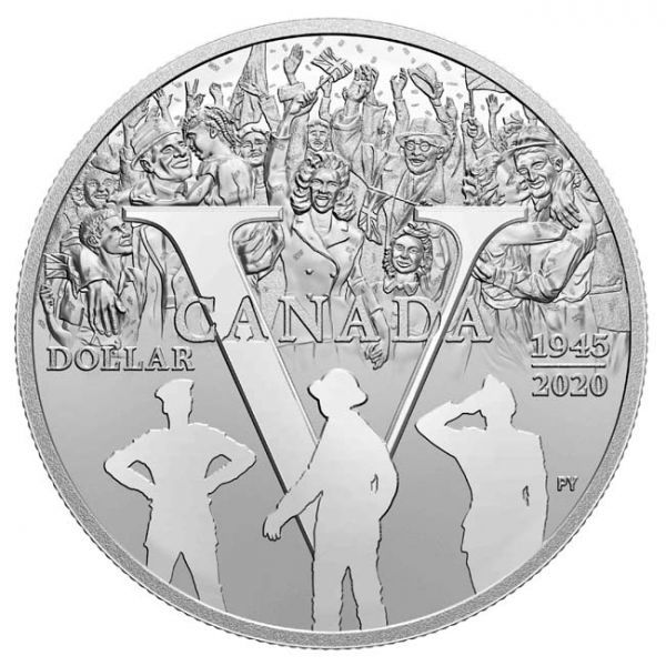 Royal Canadian Mint 75 let VE den 1 Oz