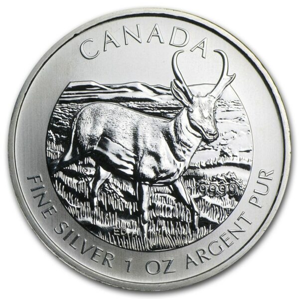 Royal Canadian Mint Antilopa Canadian Wildlife 1 Oz 2013