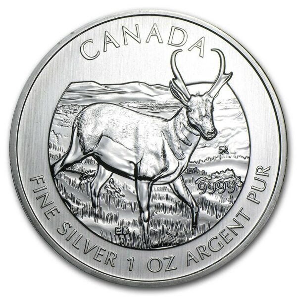 Royal Canadian Mint Antilopa Canadian Wildlife 1 Oz