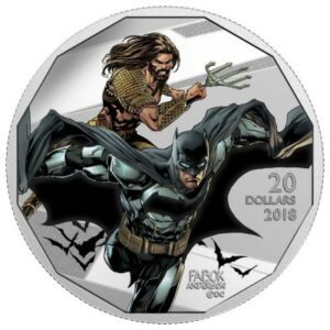 Royal Canadian Mint BATMAN A AQUAMAN 2017
