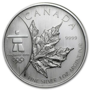 Royal Canadian Mint Mince -2008 Kanada 1 oz Silver Olympic Inukshuk BU