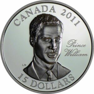 Royal Canadian Mint Princ William  25